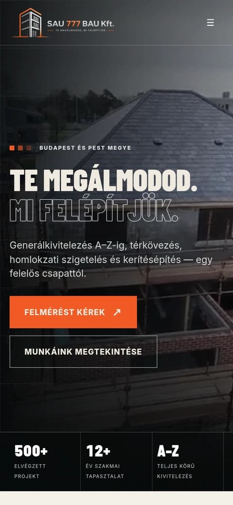 SAU 777 BAU: mobil nézet